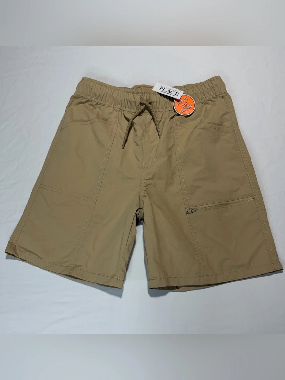 The Children's Place Khaki Athletic Drawstring Shorts
